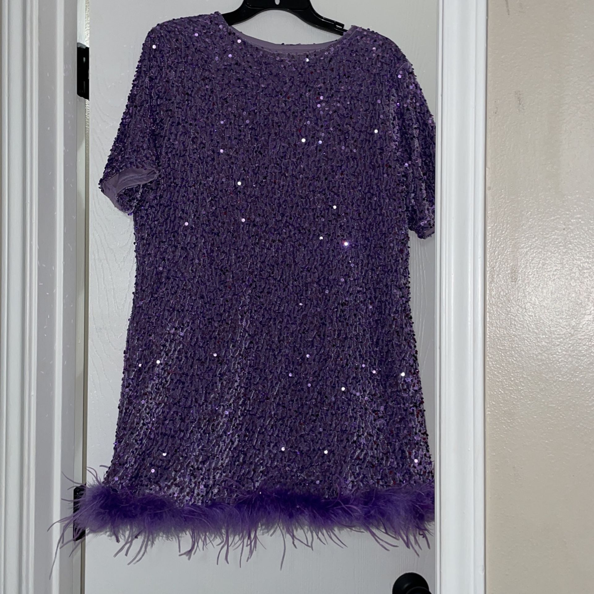 Sparkly Purple Dress