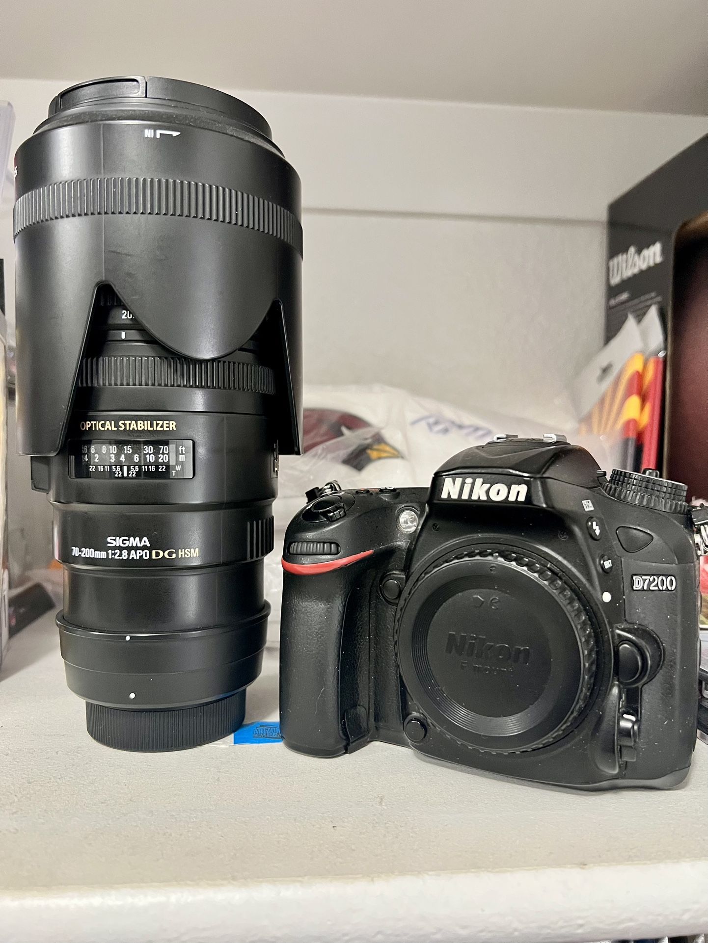 Nikon D7200 w/ Sigma 70-200 2.8