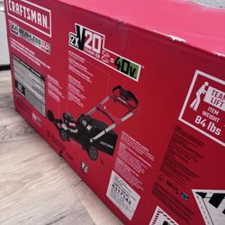 CRAFTSMAN 2xV20 20-volt, Max 21-in Self Propelled Battery Walk Mower with 9 Ah Battery Included