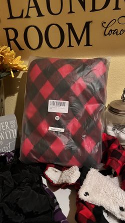 3 Dog, Sweaters, Red Plaid Purple Plaid