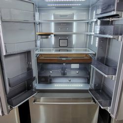 Kitchen Aid Refrigerator 3 Doors Stainless Steel Counter Depth 