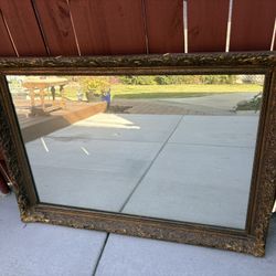 Large Gold mirror