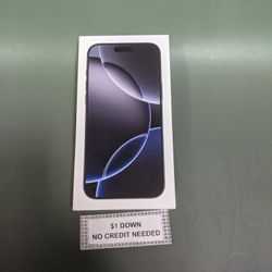 Apple IPhone 16 Pro Max Unlocked Brand New 1TB - 5 Dollars Down No Credit Needed! 