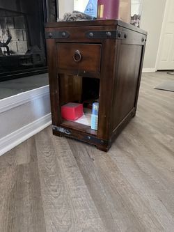 Rustic side table