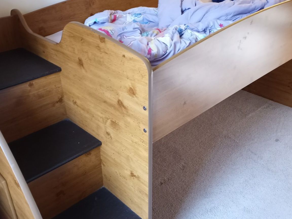 Bunk Bed With Dresser