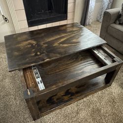 Custom Wood Coffee Table  