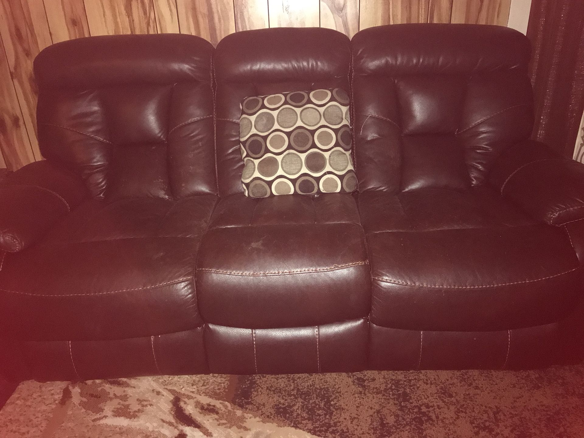 Leather Sofa Recliner