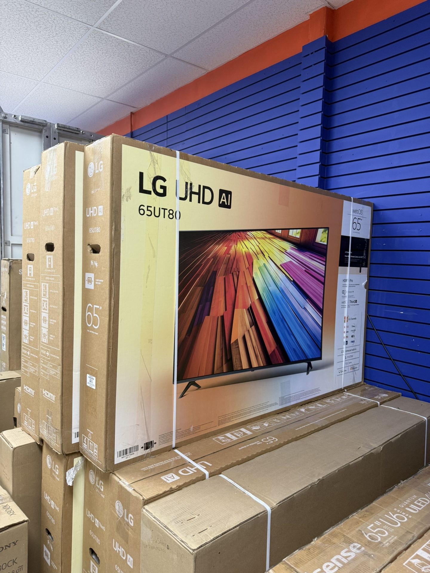 LG 65” UT8000 4K HDR SMART TV