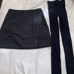 Skirt and tights set