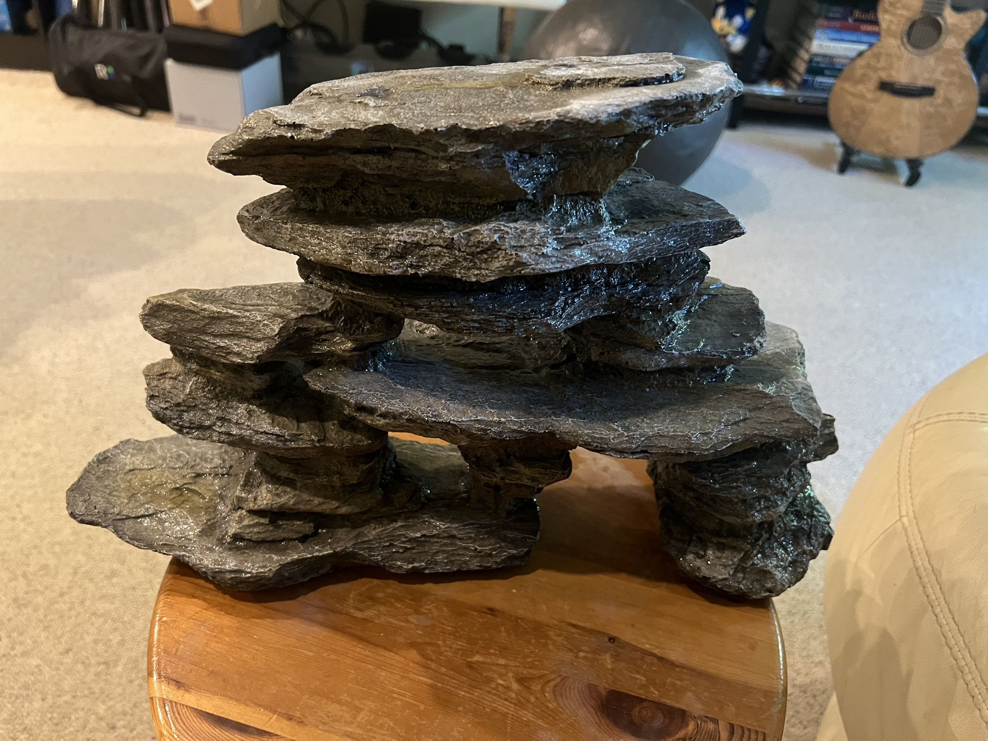 Top Fin Stone Art Aquarium Centerpiece