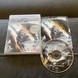Metal Gear Rising Revengeance PlayStation 3 PS3 CIB Complete