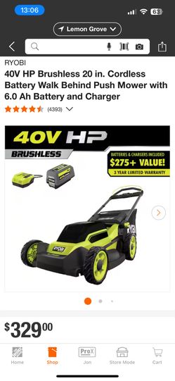 Ryobi Lawn Mower Cordless