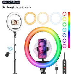 Weiliisi 10" RGB Ring Light