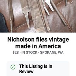 Nicholson Files Made In America 