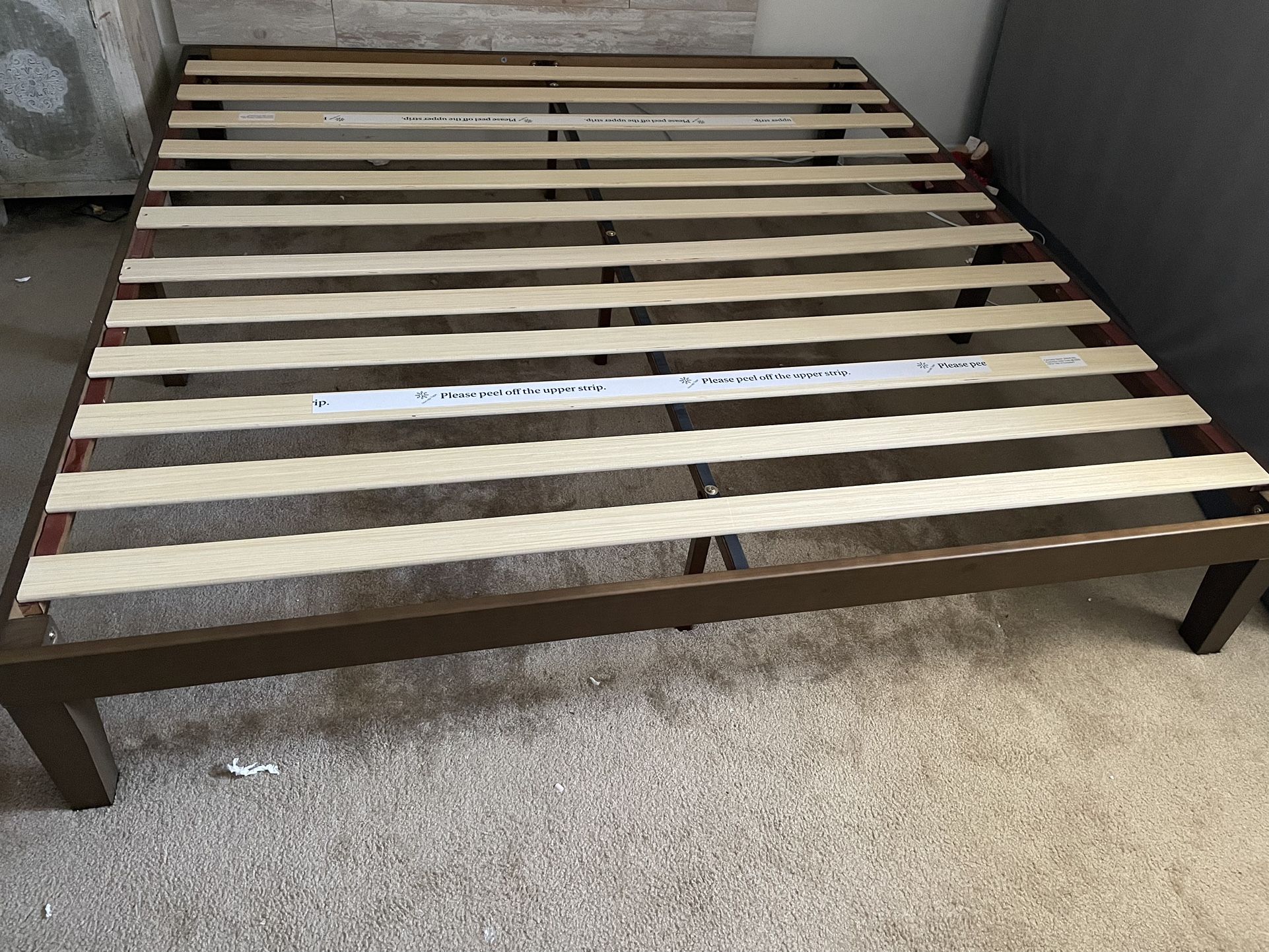 King Wood Bed Frame for Sale in Buena Park, CA OfferUp