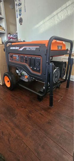 Generator 7500 starting watts 6000 running watts