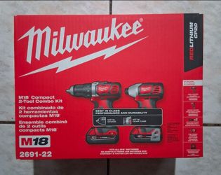 Milwaukee m18 2 tool combo kit