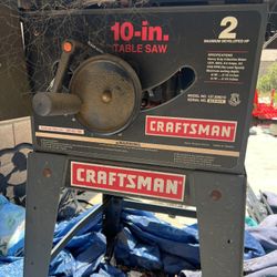 Craftsman 10inch Table Saw- $100