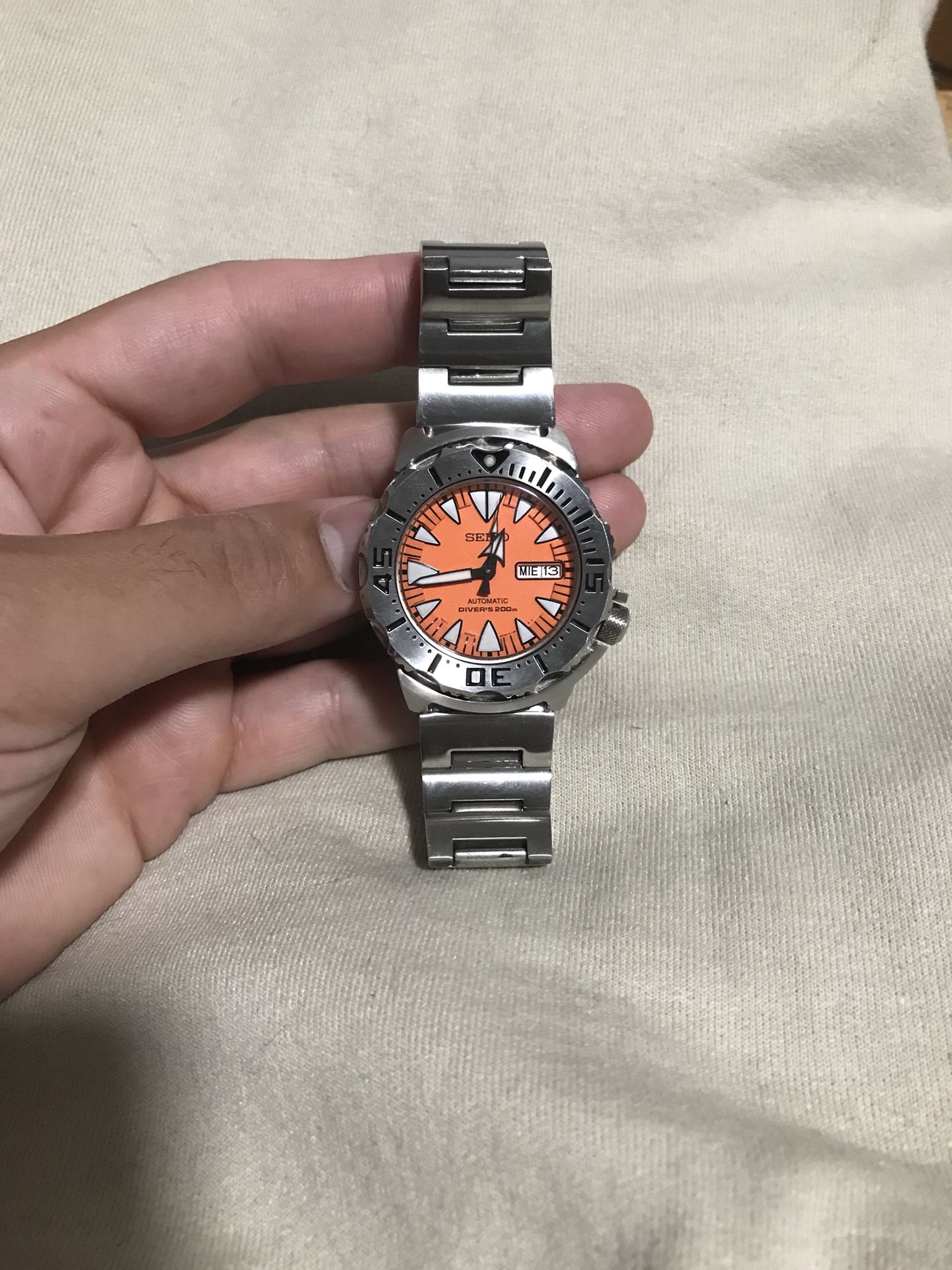 Seiko SRP309 Orange Monster