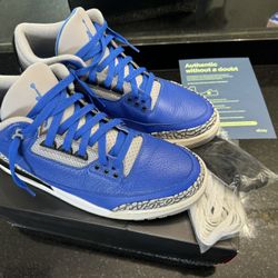 Jordan 3 Varsity Royal Cement Size 11 
