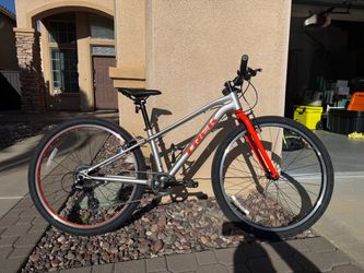 Trek Kids Mountain Bike Silver and Red