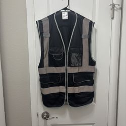 Men’s JK Safety Vest - Black Large