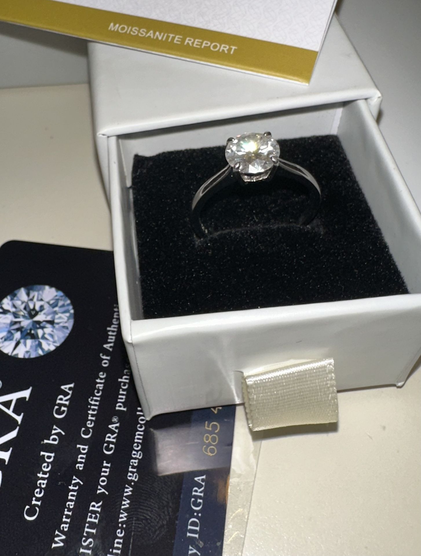 Moissanite Ring