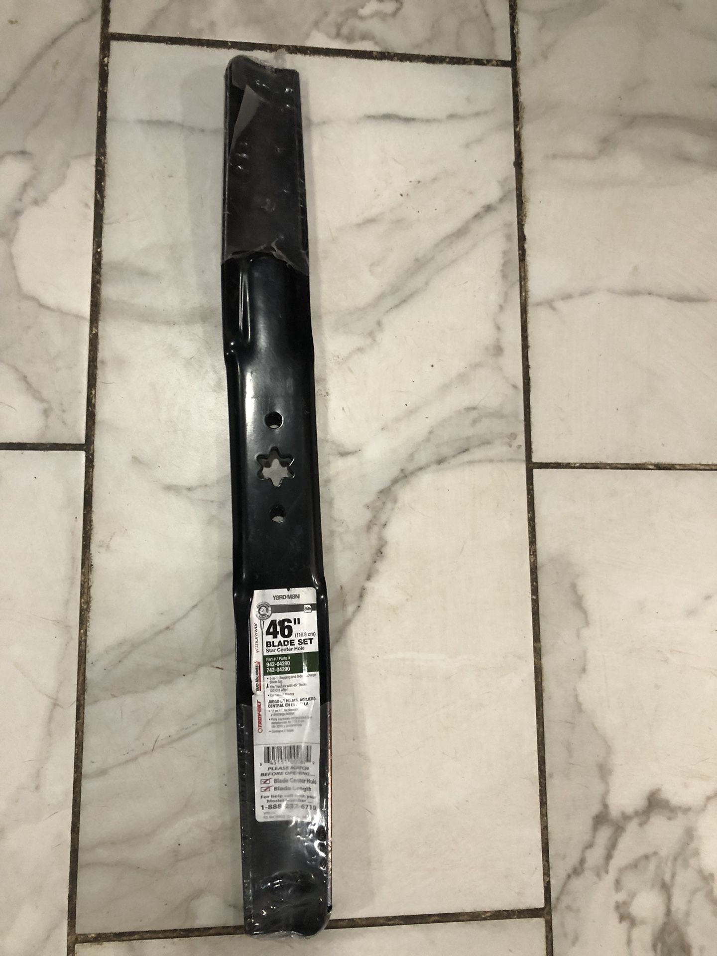 yardman 46 inch blade set