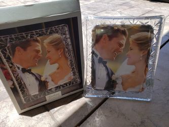 Gorham 8×10 Lady Anne Crystal Frame