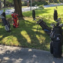 Golf Clubs In My Front Yard $50 For Complete Sets Must Go Today!