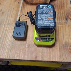 Ryobi battery and charger 