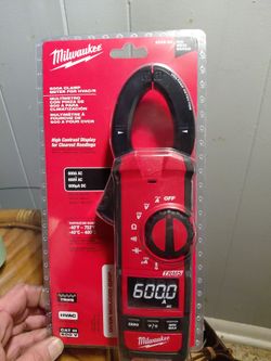 Milwaukee 600a clamp meter for hvac/r and a auto voltage continuity tester