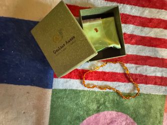 QuaLeap Amber Baby Teething Necklace
