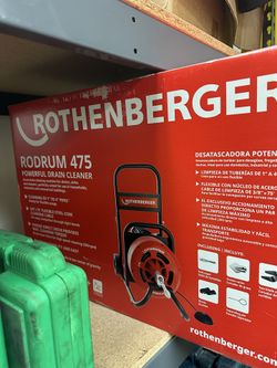 ROTHENBERGER RODRUN 475 SNAKE DRAIN CLEANER
