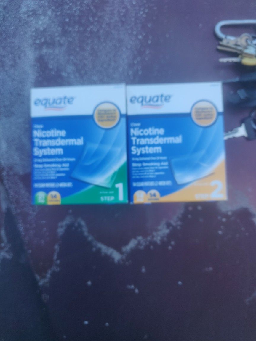 Equate Nicotine Transdermal System Patches.