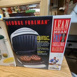 Lean Mean Fat Reducing Grilling Machine by George Foreman in the original box