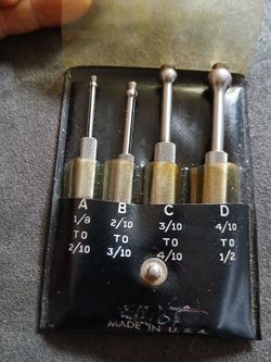 Craftsman hole Gages