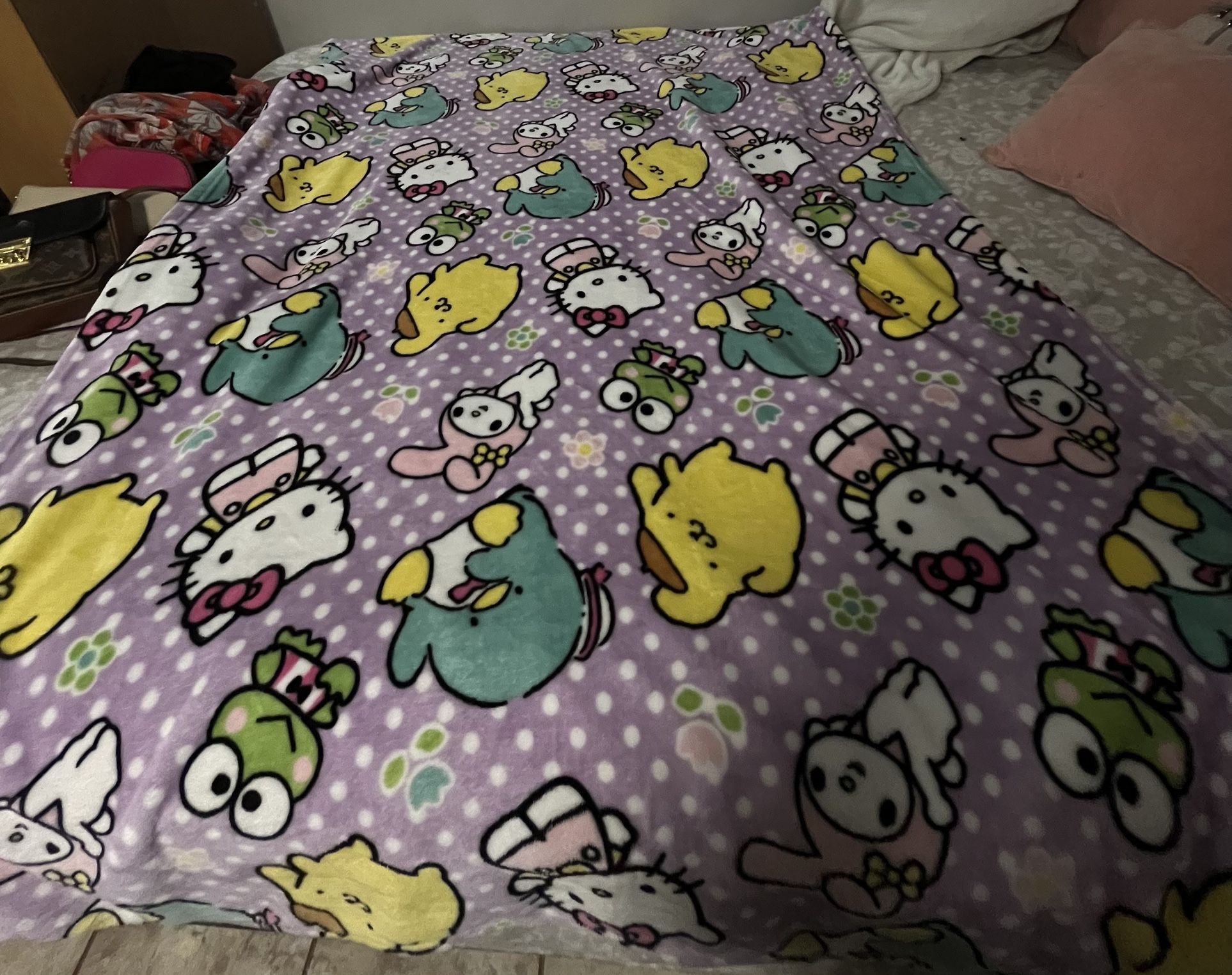 Hello kitty & friends blanket