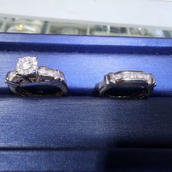 14K Wedding Ring Set