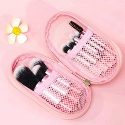 10 Mini make up brushes set