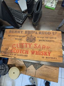 Vintage whiskey box