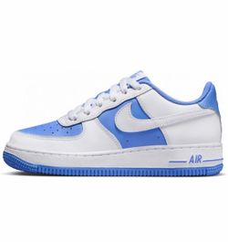 New GS Nike Air Force 1 Low Baby Blue UNC Size 6.5 kids