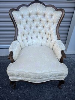 Large Victorian Style Vintage Side Chair