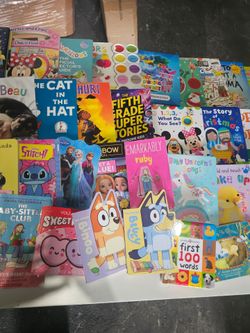 Large Children's Book Lot - Dr. Seuss, Disney, Baby-Sitters Club
