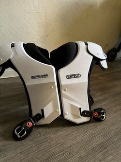 Football battle pads size adult large
