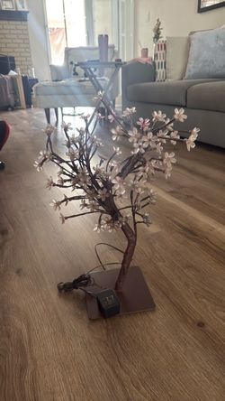 Cherry blossom lamp decor