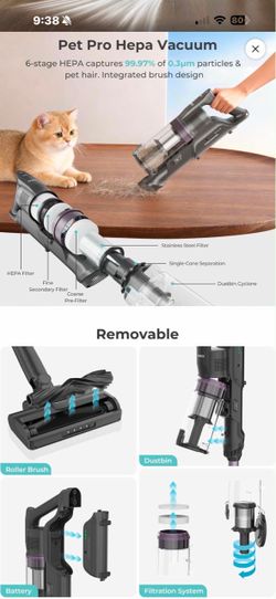 Cordless vacuum