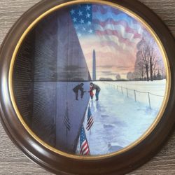 Franklin  Mint Framed Vietnam Plate 