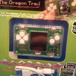 The Oregon Trail Micro Arcade Brand New Pocket Mini Handheld Video Game Sealed 
