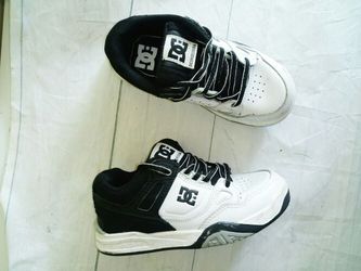 Boys White and Black Sneakers